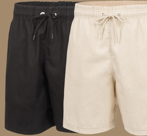 Bermudas Saarja e Linho