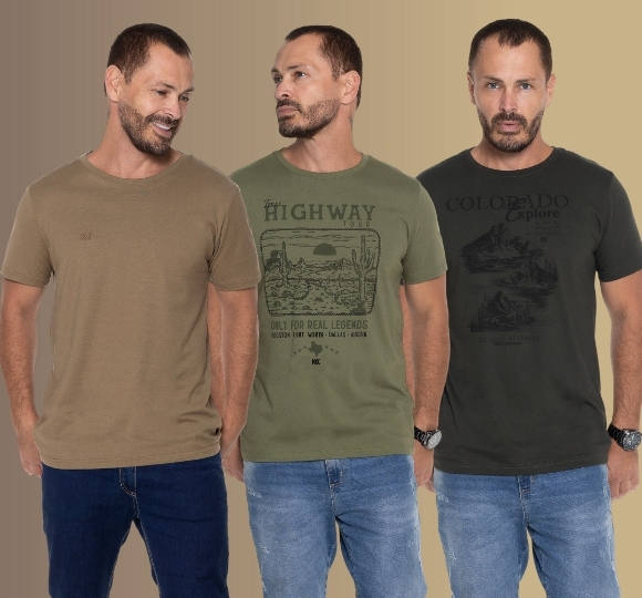 Linha de Camisetas